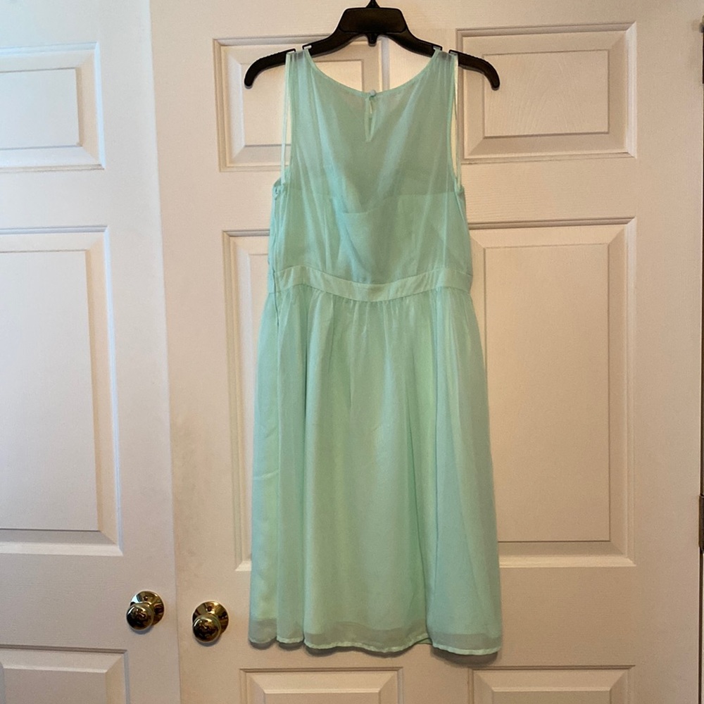 Short Mint Green Bridesmaid Dress